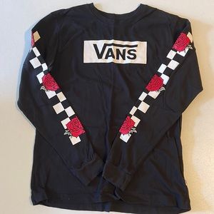 Long sleeve vans shirt, size small